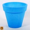 BLUE TERME CONICAL POT 50CM.