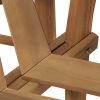 Half Hexagonal Outdoor Tree Bench in Weather Resistant Acacia Wood